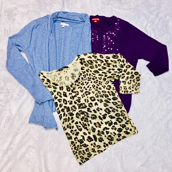 Fun, Flirty Cardigan Set of Three, Women’s Medium - Picture 1 of 9